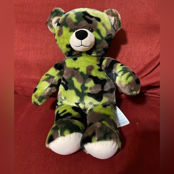 Build -A-Bear Camouflage Camo Bear - EUC - Picture 2 of 6